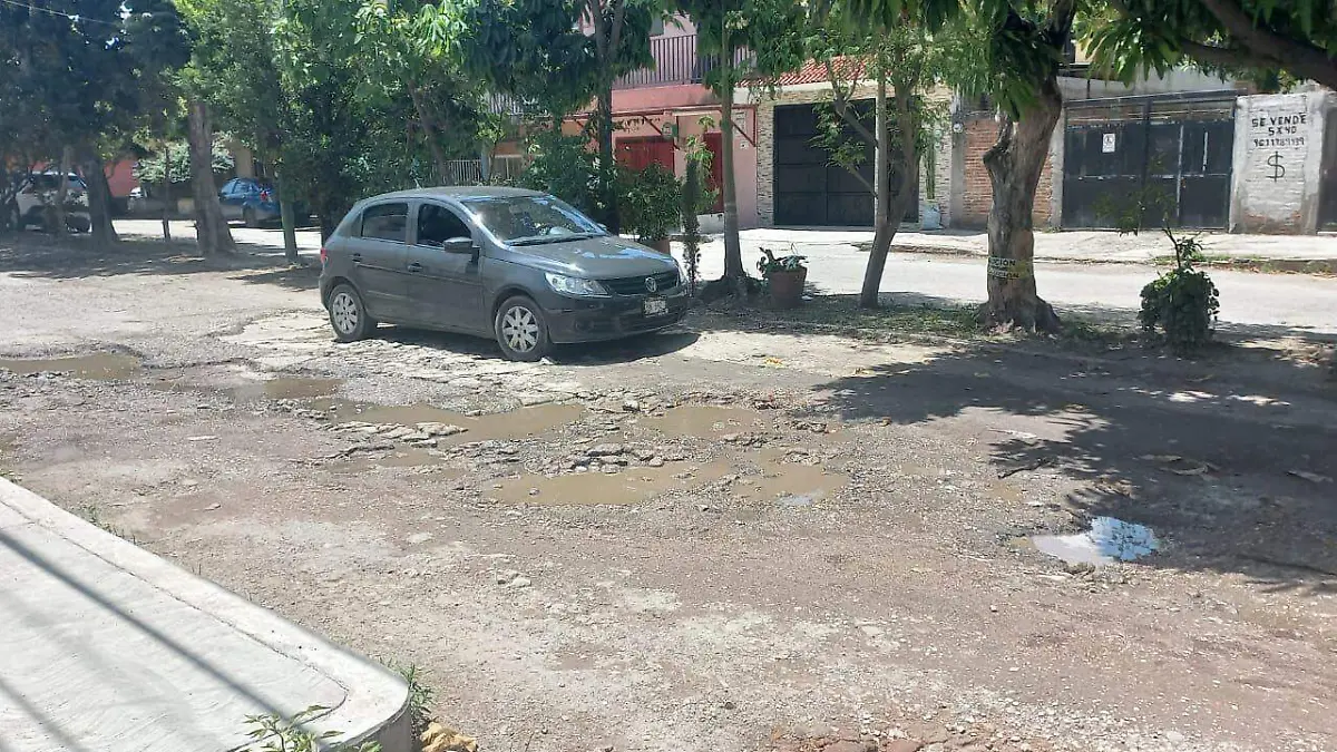 calles afectadas por lluvias